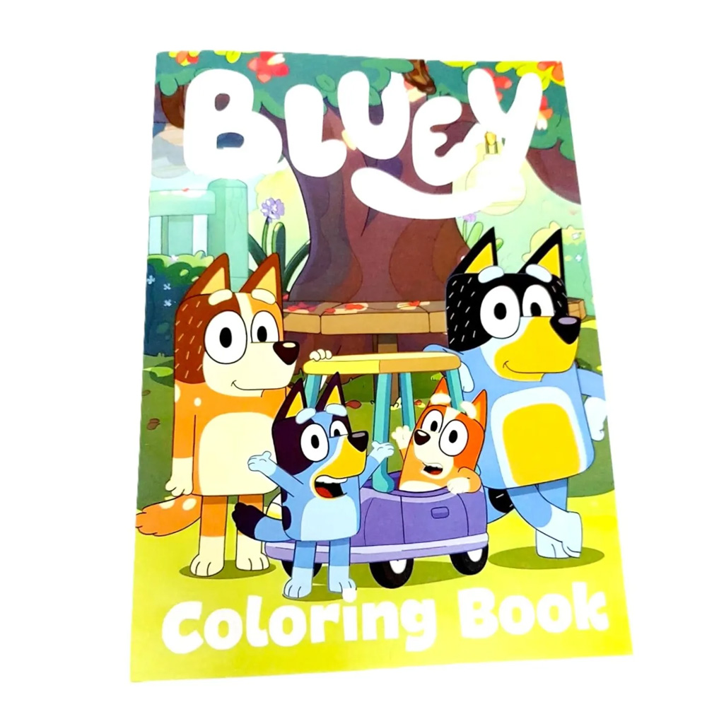 Bluey Konseptli Boyama Kitabı