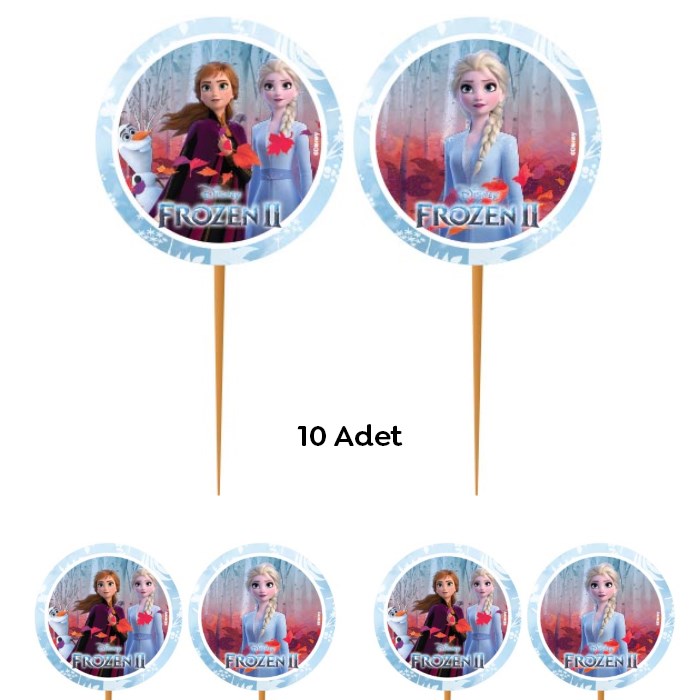 Frozen 2 Lisanslı Kürdan Set - 10 Adet