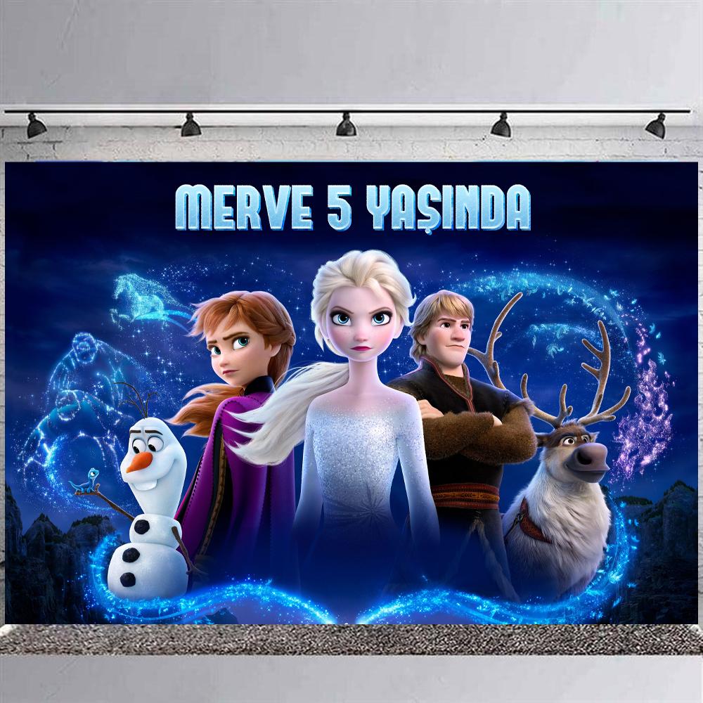 Frozen 2 Temalı Kişiye Özel Afiş