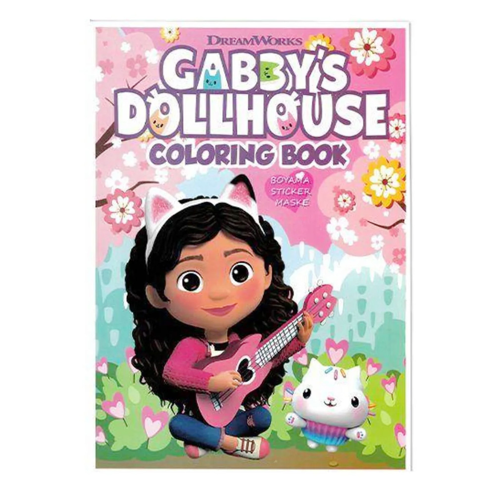 Gabby Dollhouse Temalı Boyama Kitabı