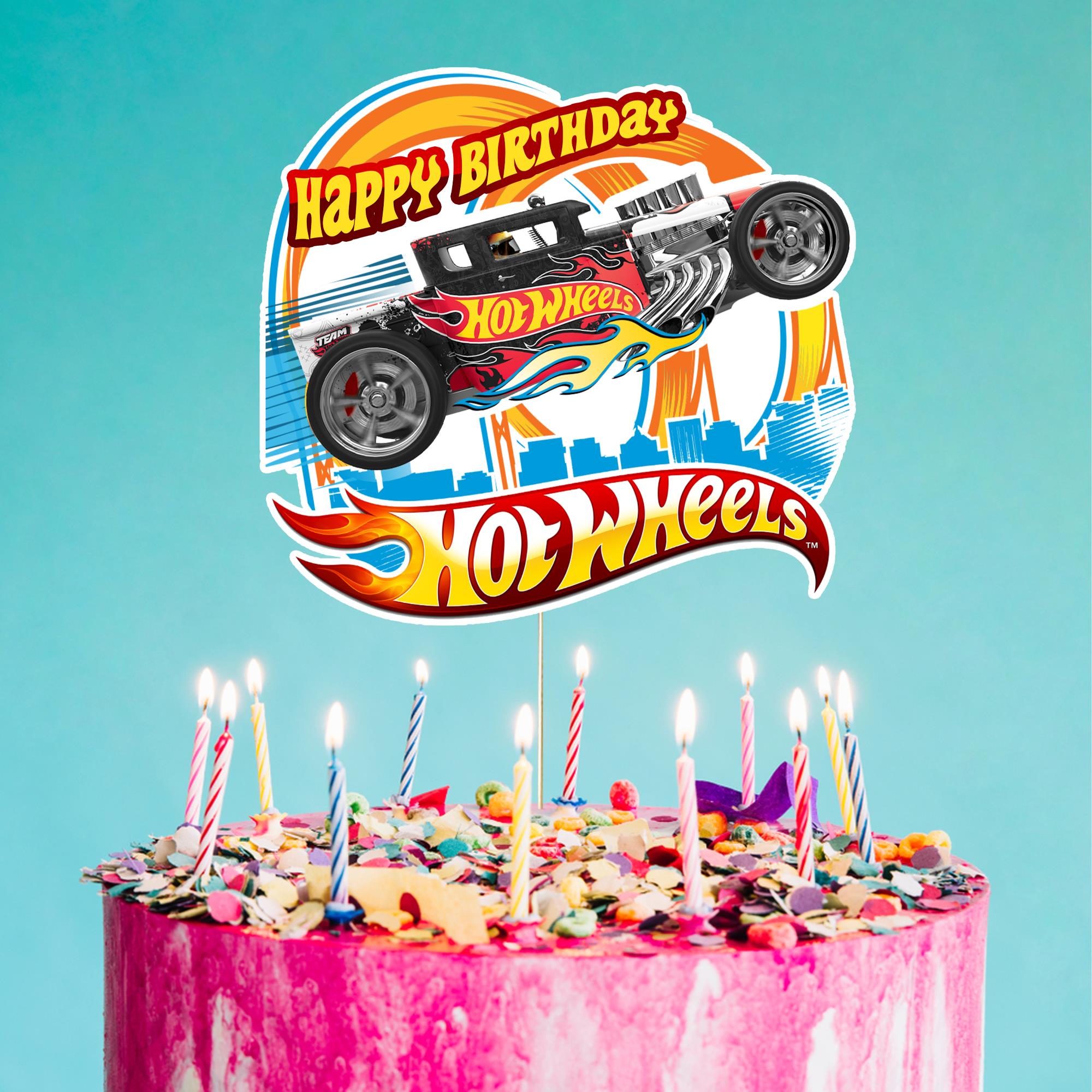 Hot Wheels Konseptli 8 Kişilik Doğum Günü Seti