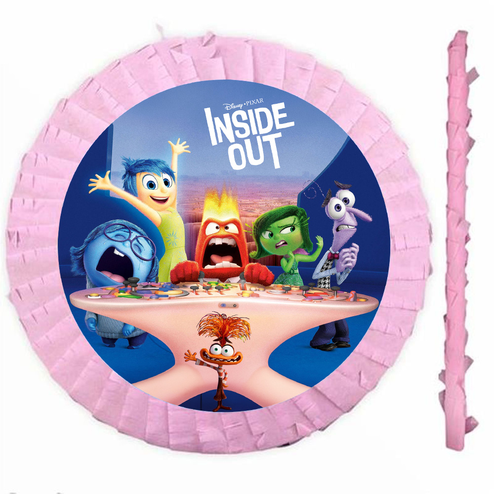 Inside Out Ters Yüz Konseptli Pembe Renk Pinyata