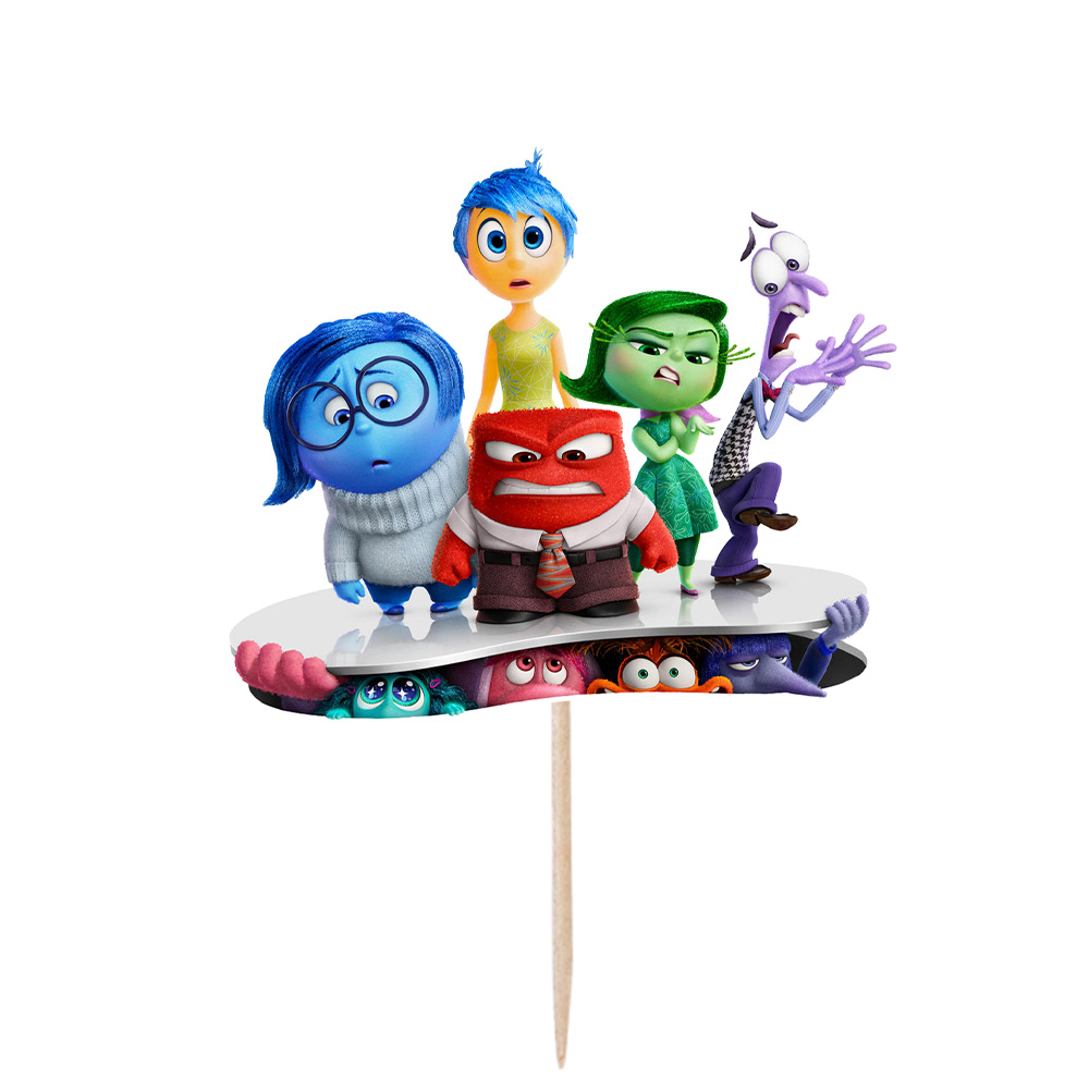 Inside Out Ters Yüz Konseptli Pasta Süsü