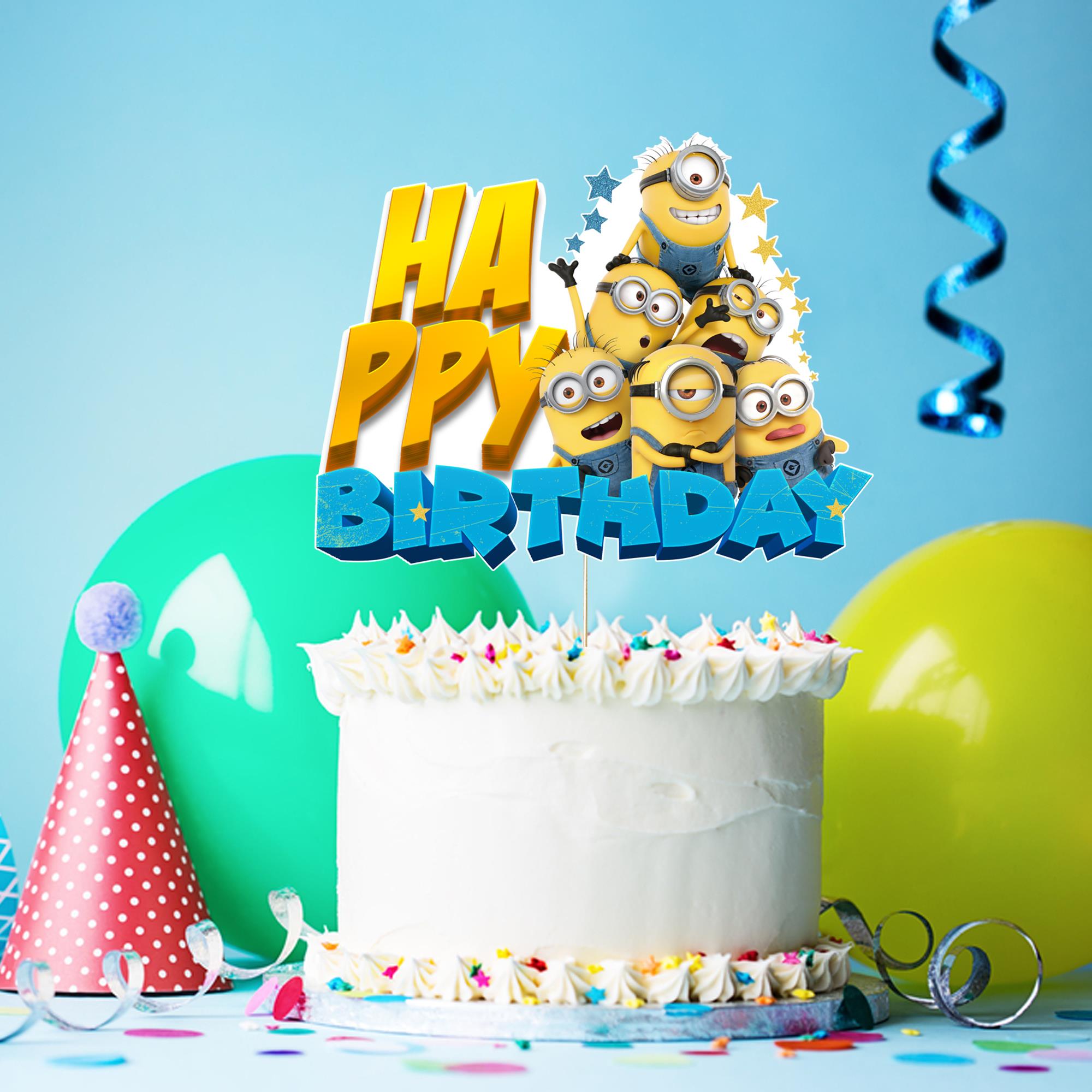 Minions Konseptli 8 Kişilik Doğum Günü Seti