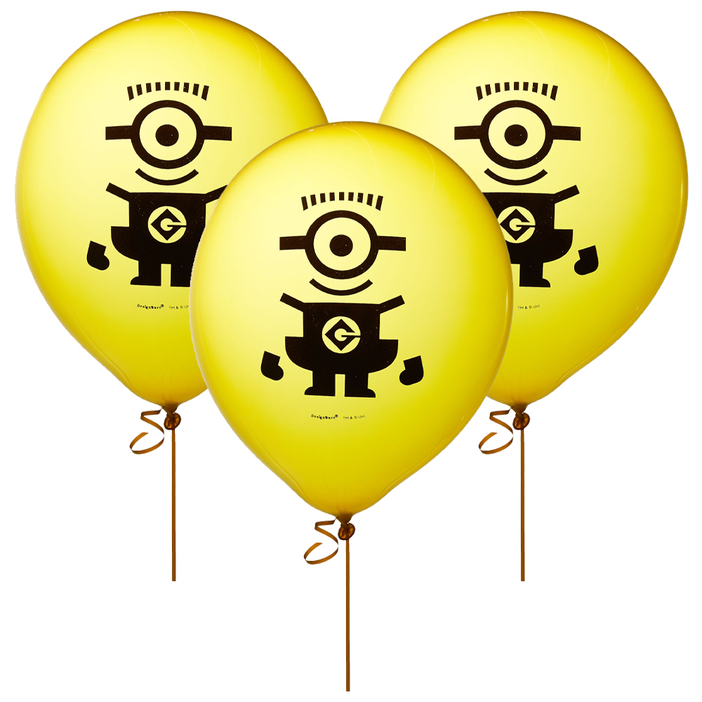 Minions Konsepti Lateks Balon 5’li