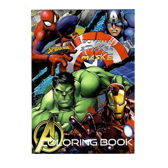 Avengers Temalı Boyama Kitabı