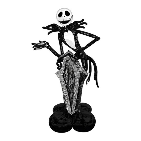 Ayaklı Jack Skellington Folyo Balon 170 cm