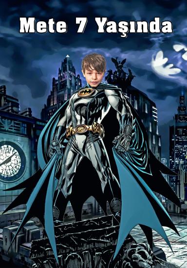 Batman Temalı Kişiye Özel Portre Branda Afiş