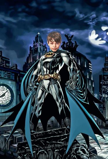 Batman Temalı Kişiye Özel Portre Poster