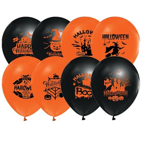 Halloween Konsepti Baskılı Balon 5’li