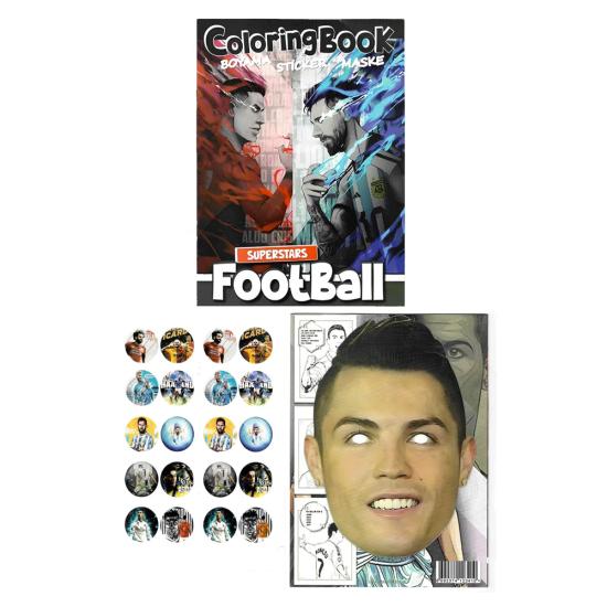 Futbol Temalı Boyama Kitabı