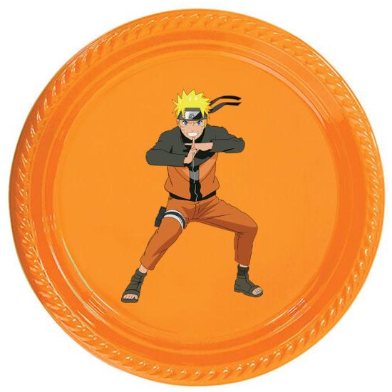 Naruto Temalı Turuncu Tabak 5’li