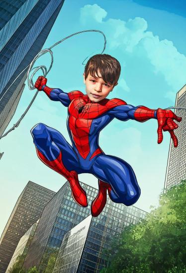 Spider-Man Konsepti Kişiye Özel Poster