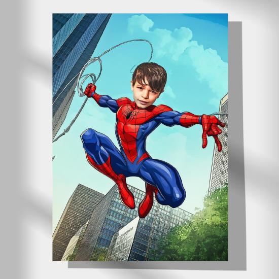 Spider-Man Konsepti Kişiye Özel Poster