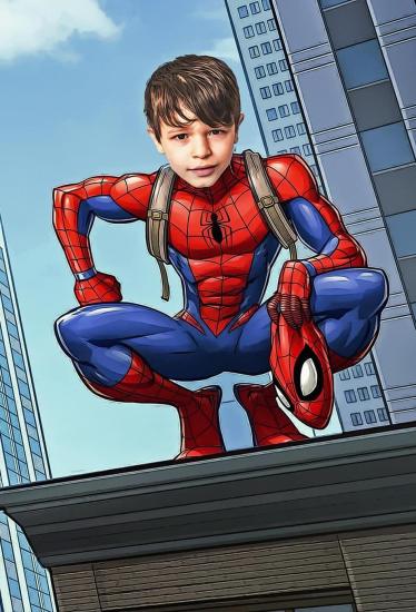 Spider-Man Temalı Kişiye Özel Poster