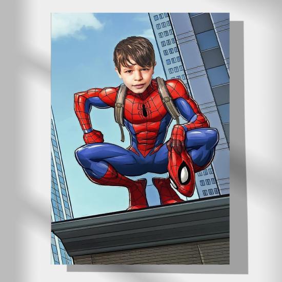 Spider-Man Temalı Kişiye Özel Poster