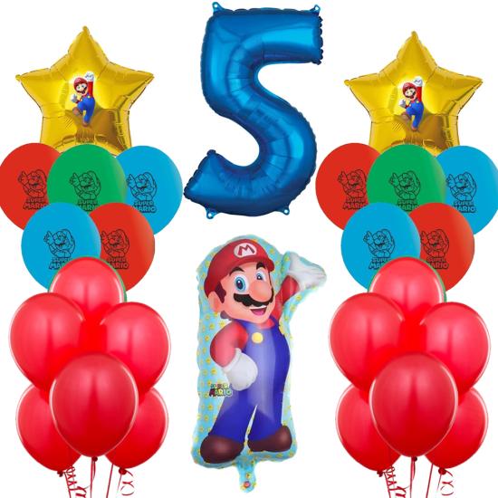 Super Mario Temalı Doğum Günü Balon Seti