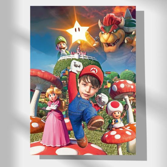 Super Mario Kişiye Özel Poster