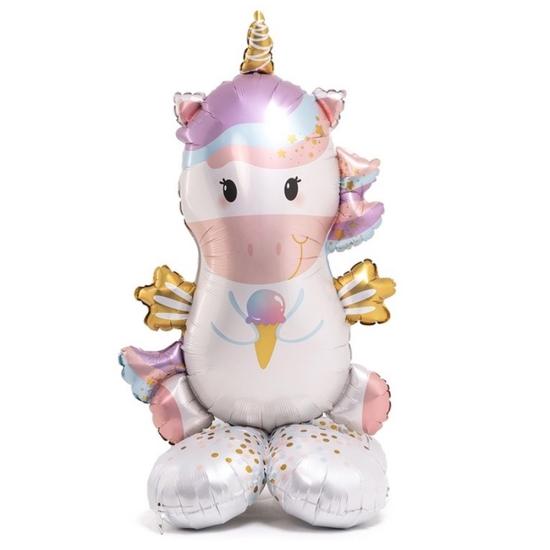 Unicorn Temalı Ayaklı Folyo Balon