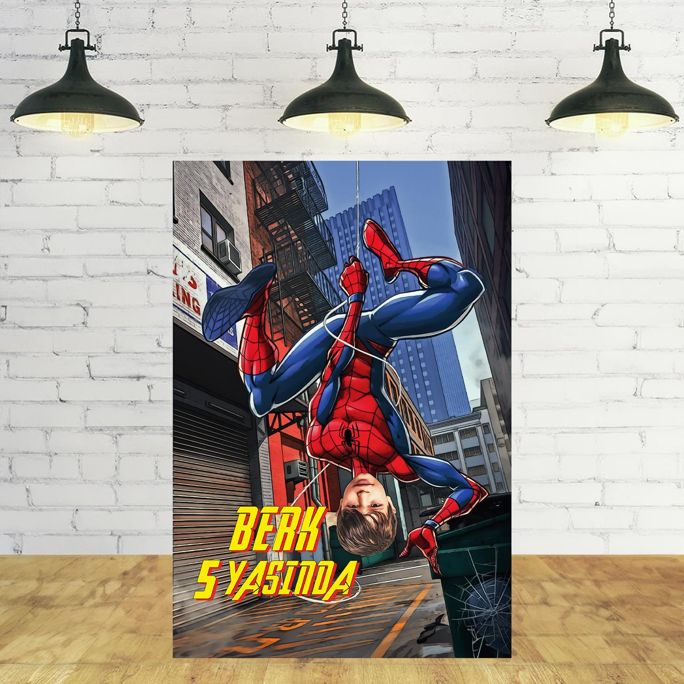 Spider-Man Konsepti Kişiye Özel Afiş