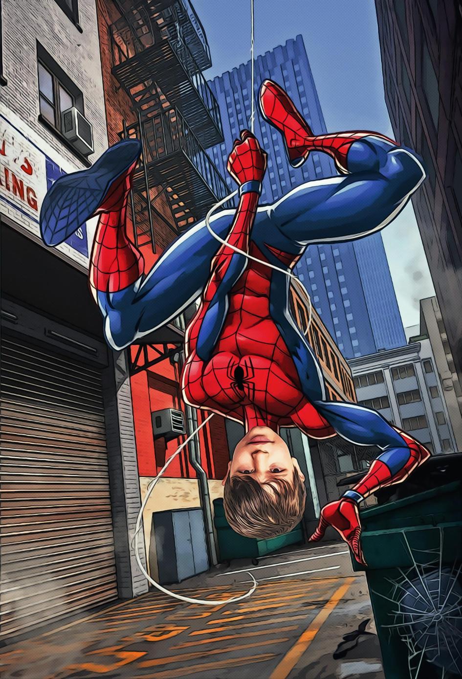 Spider-Man Konsepti Portre Kişiye Özel Poster