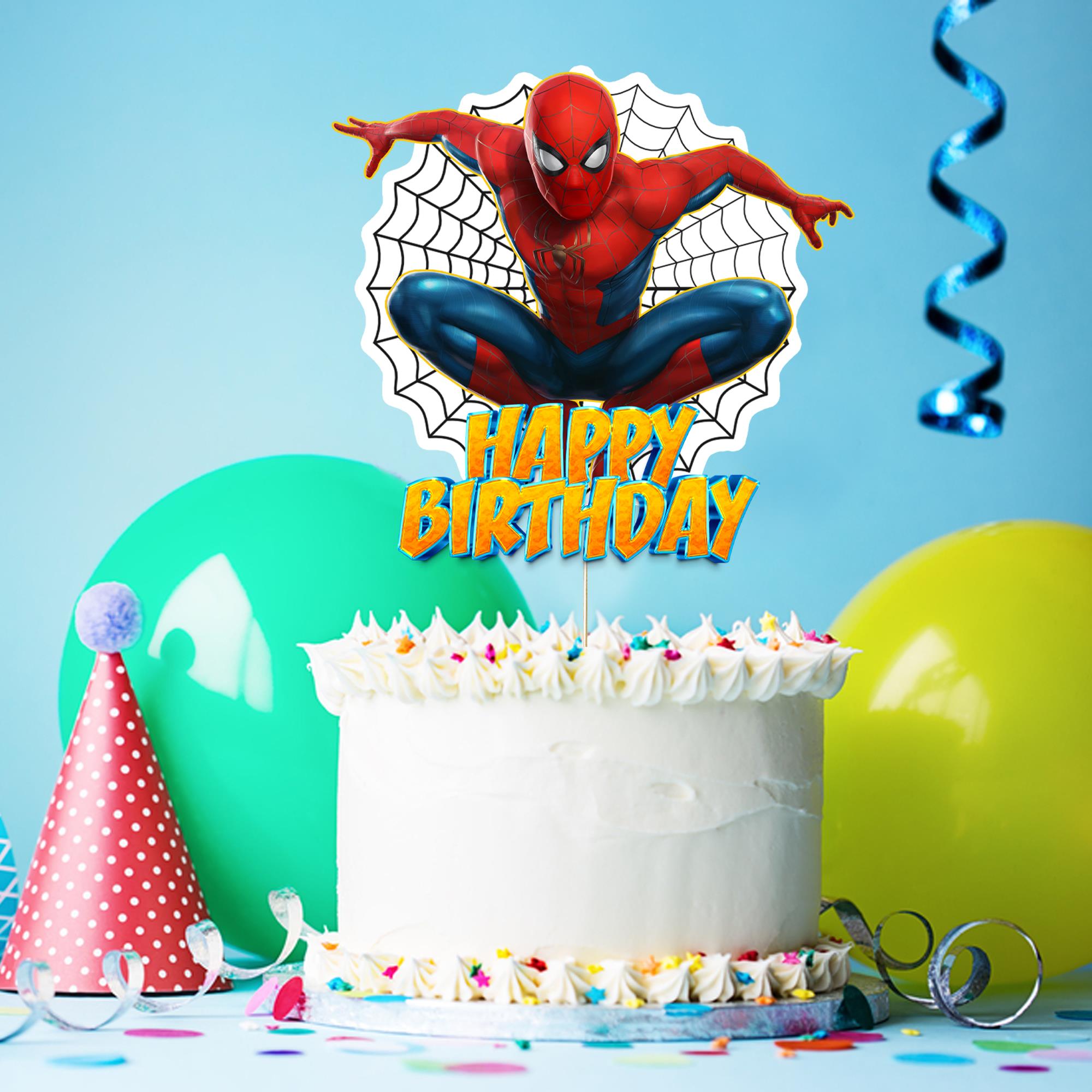 Spiderman Konseptli Doğum Günü Seti 16 Kişilik