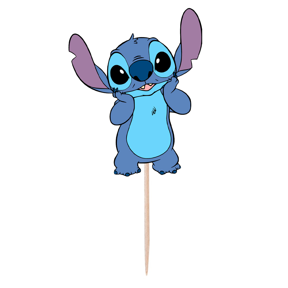 Stitch Temalı Çubuk Süs