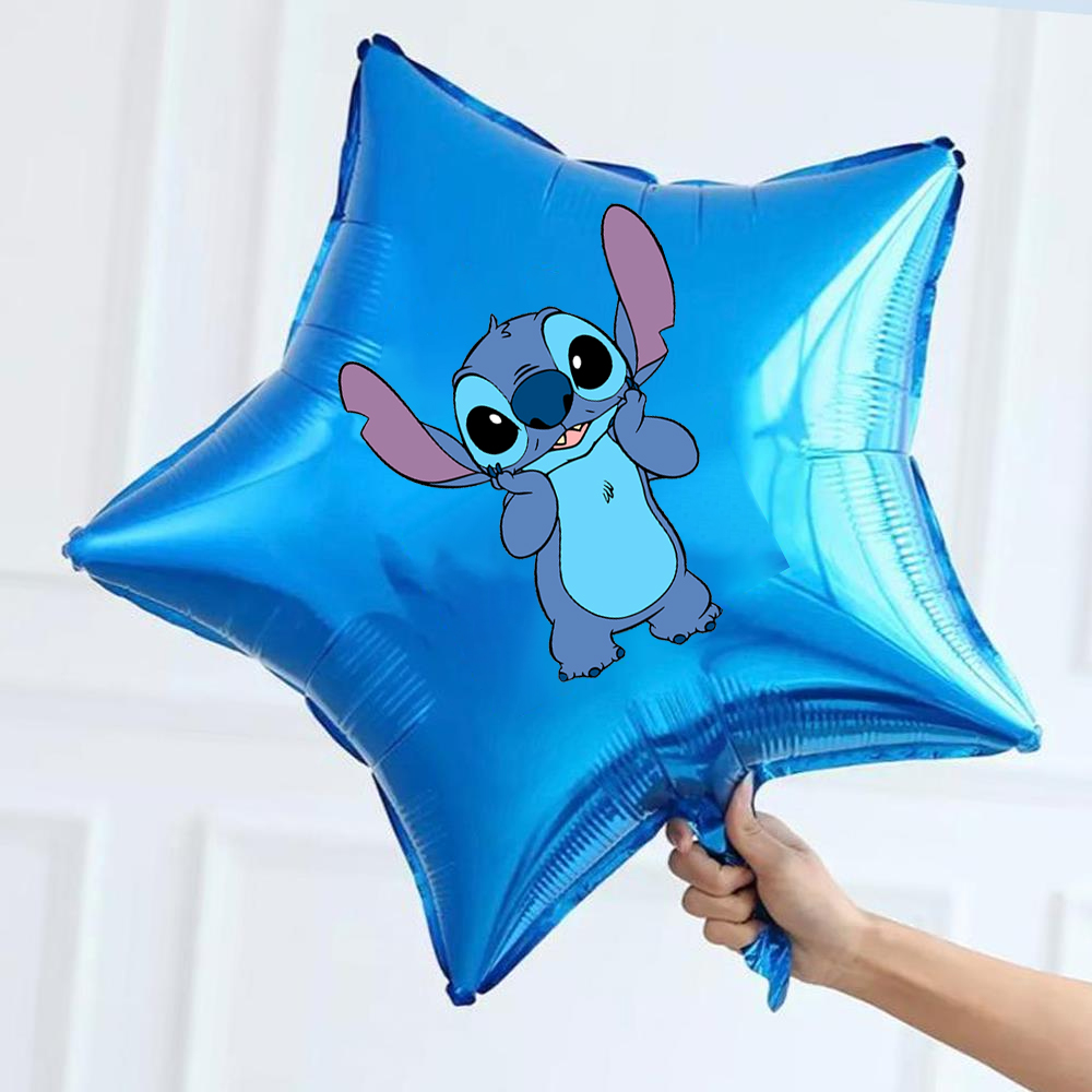 Stitch Temalı Çıkartmalı Folyo Balon 40 cm