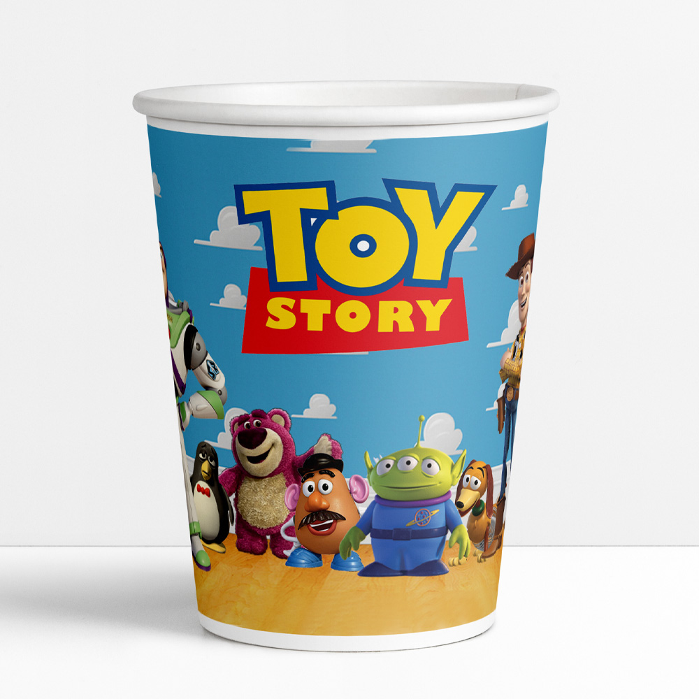 Toy Story Temalı Karton Bardak 8 Adet